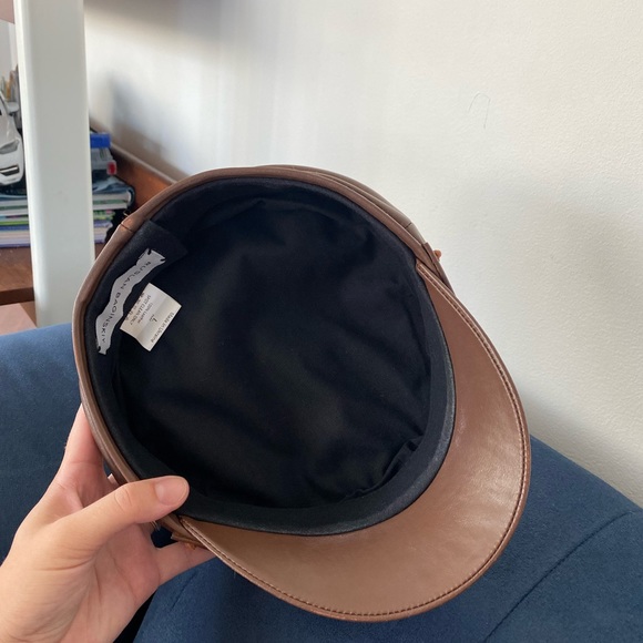 Elegant Brown Leather Women\'s Hat main image 12